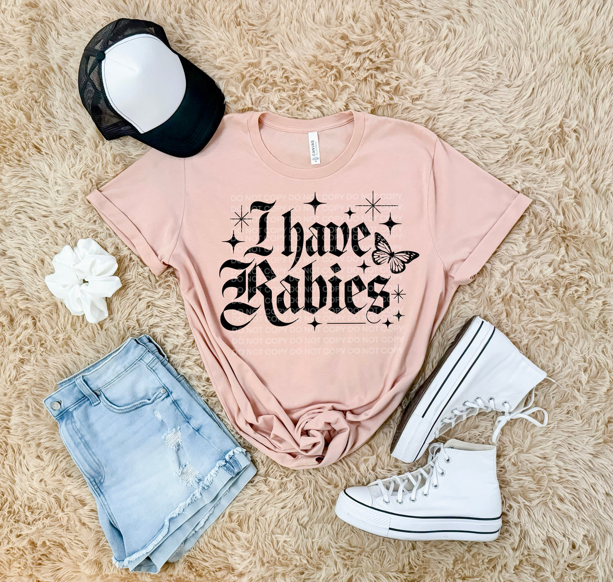 I have Rabies BLACK (SCG) 102138 DTF transfer