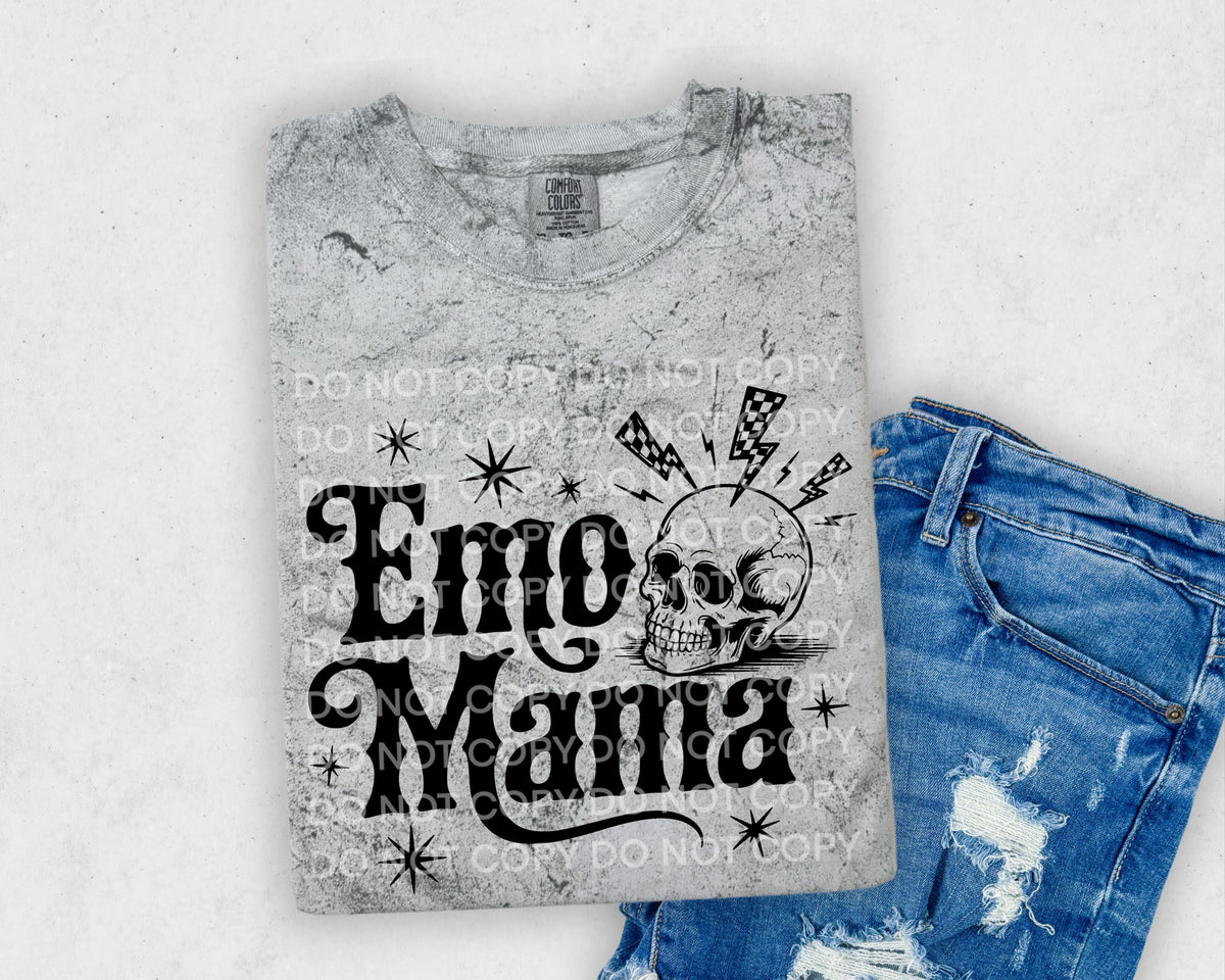 Emo Mama BLACK (SCG) 102129 DTF transfer