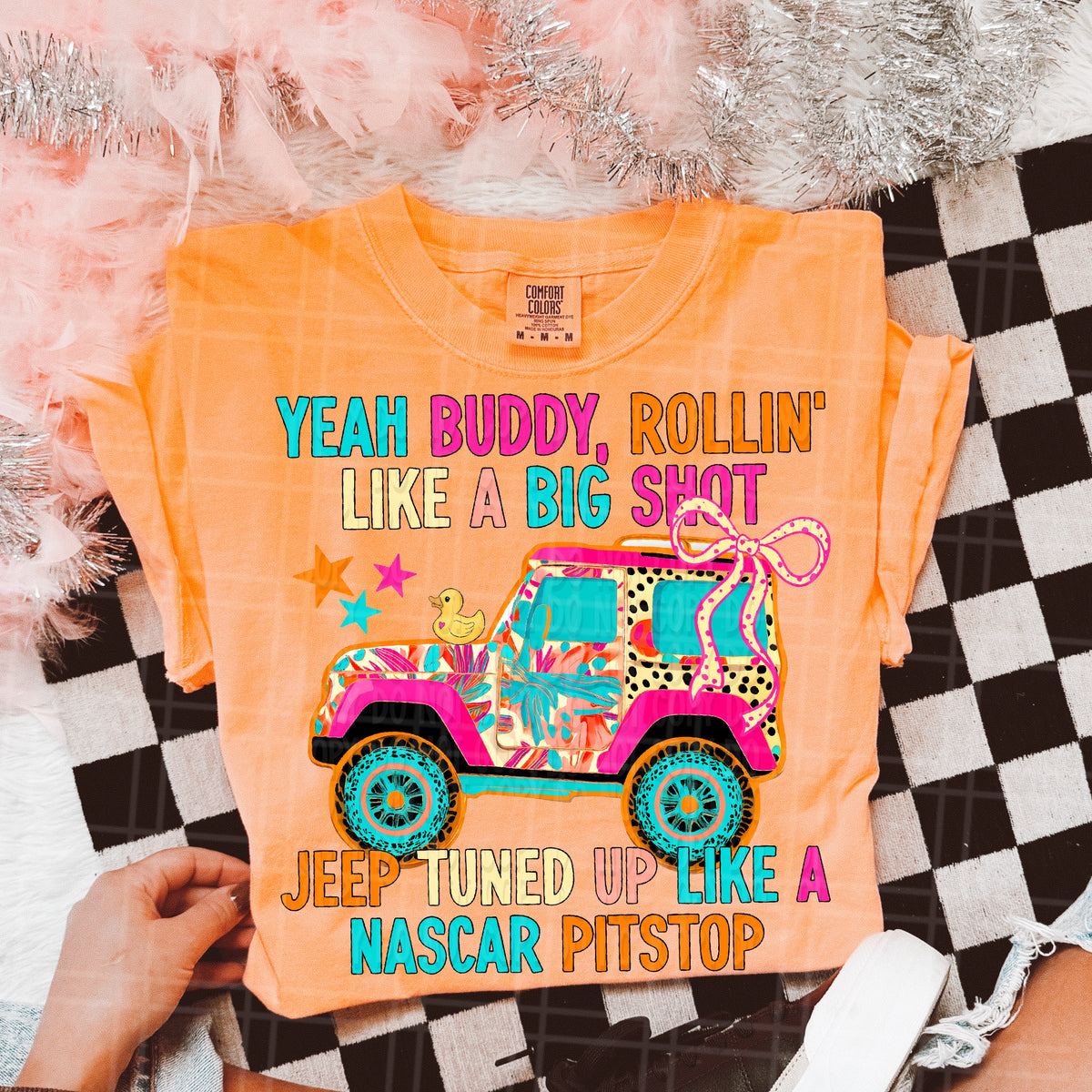 Yeah buddy, rolling like a big shot J (Virgo) DTF Transfer