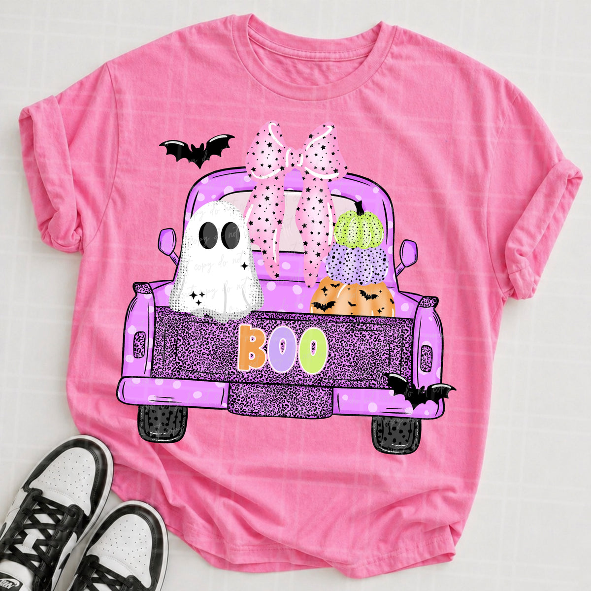 Boo purple truck (Virgo) DTF Transfer