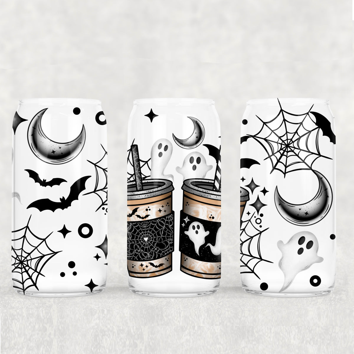 2953 spooky coffees black (CSC) UV DTF WRAP