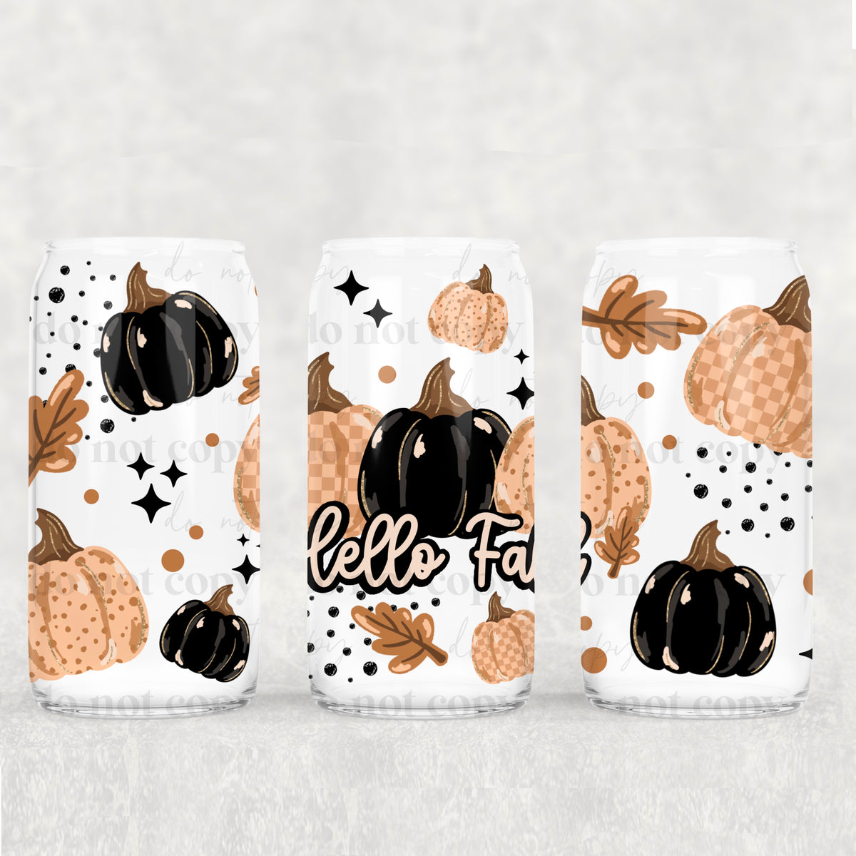 2984 hello fall pumpkins (CSC) UV DTF WRAP