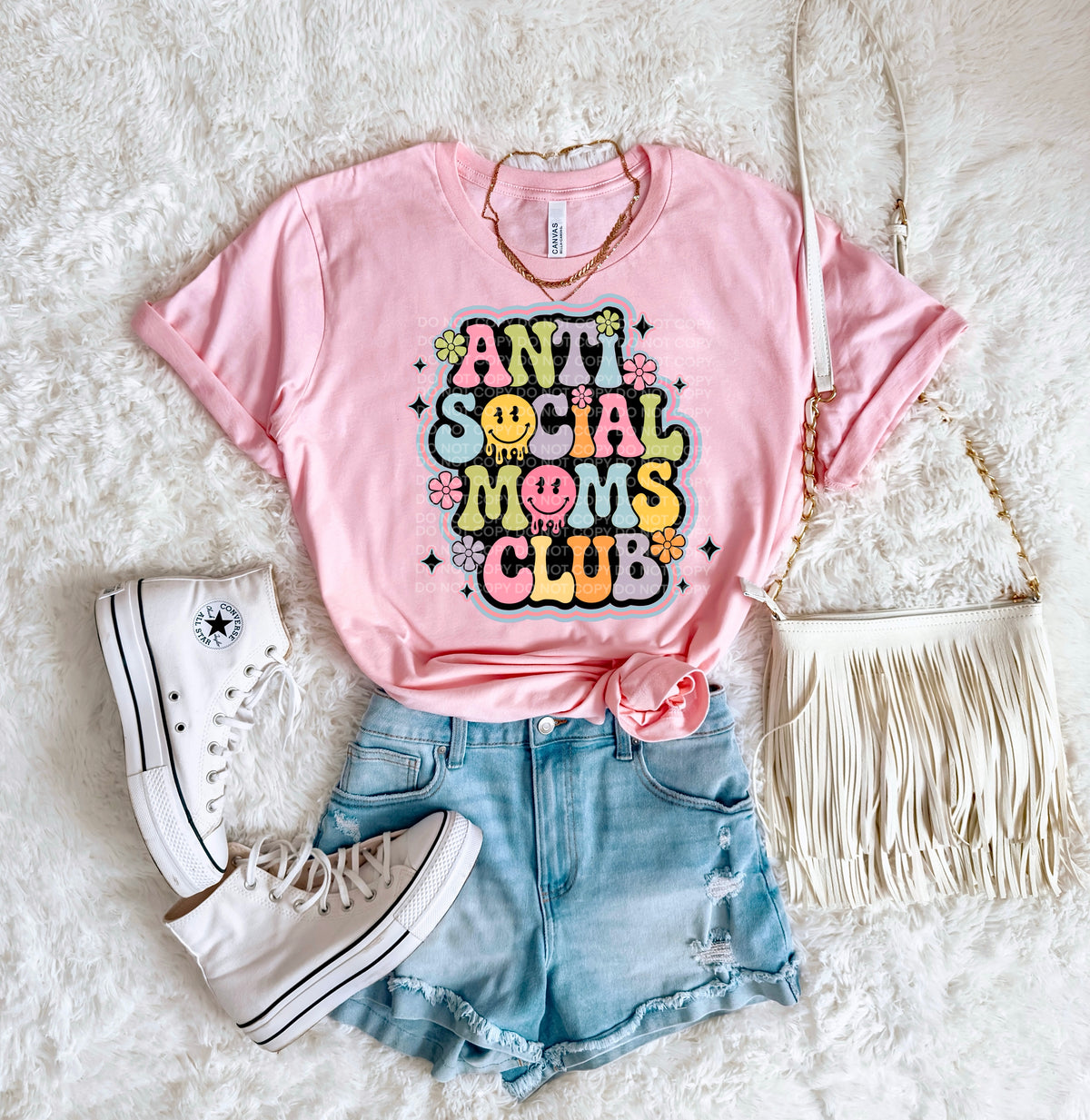 Anti Social Moms Club Pastel (SCG) 102134 DTF transfer