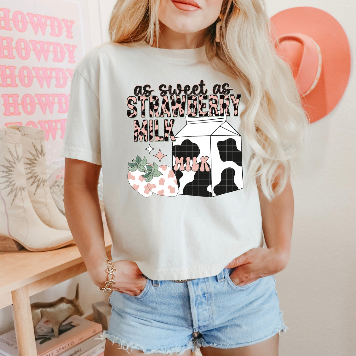 As sweet as strawberry milk (DD) DTF