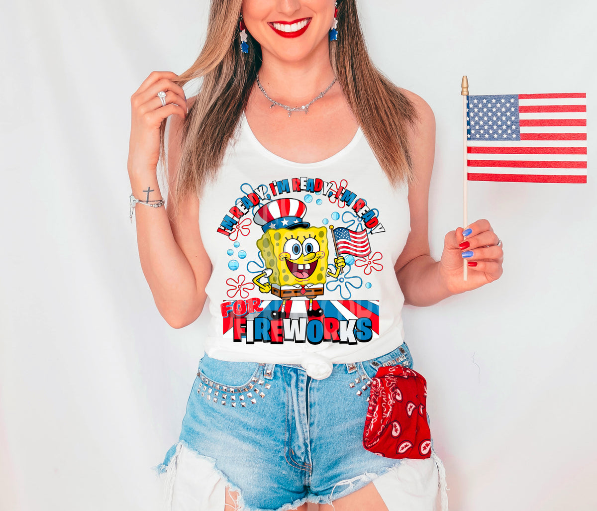 I'm ready for fireworks 103459 DTF transfer