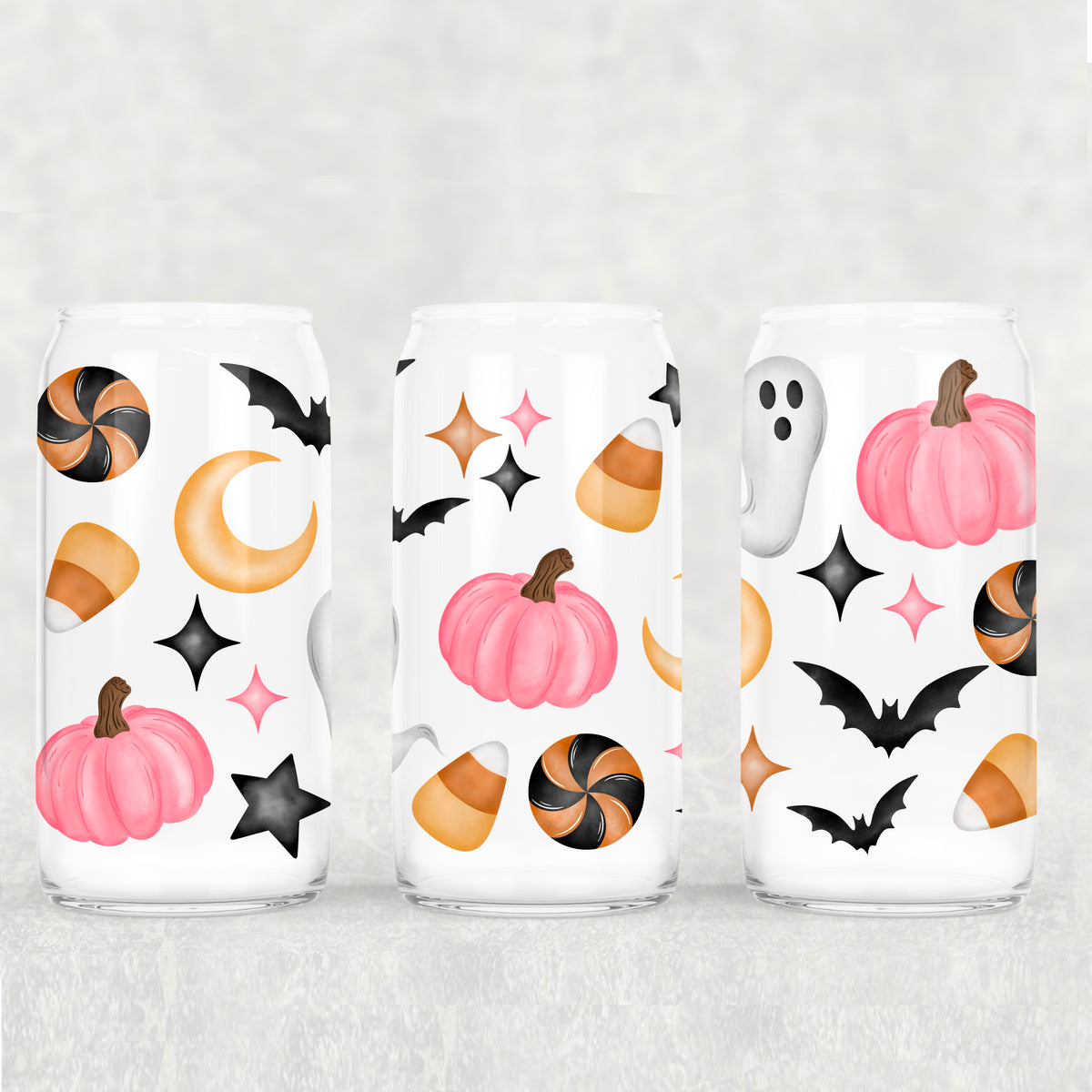 3044 pink pumpkins collage (CSC) UV DTF WRAP