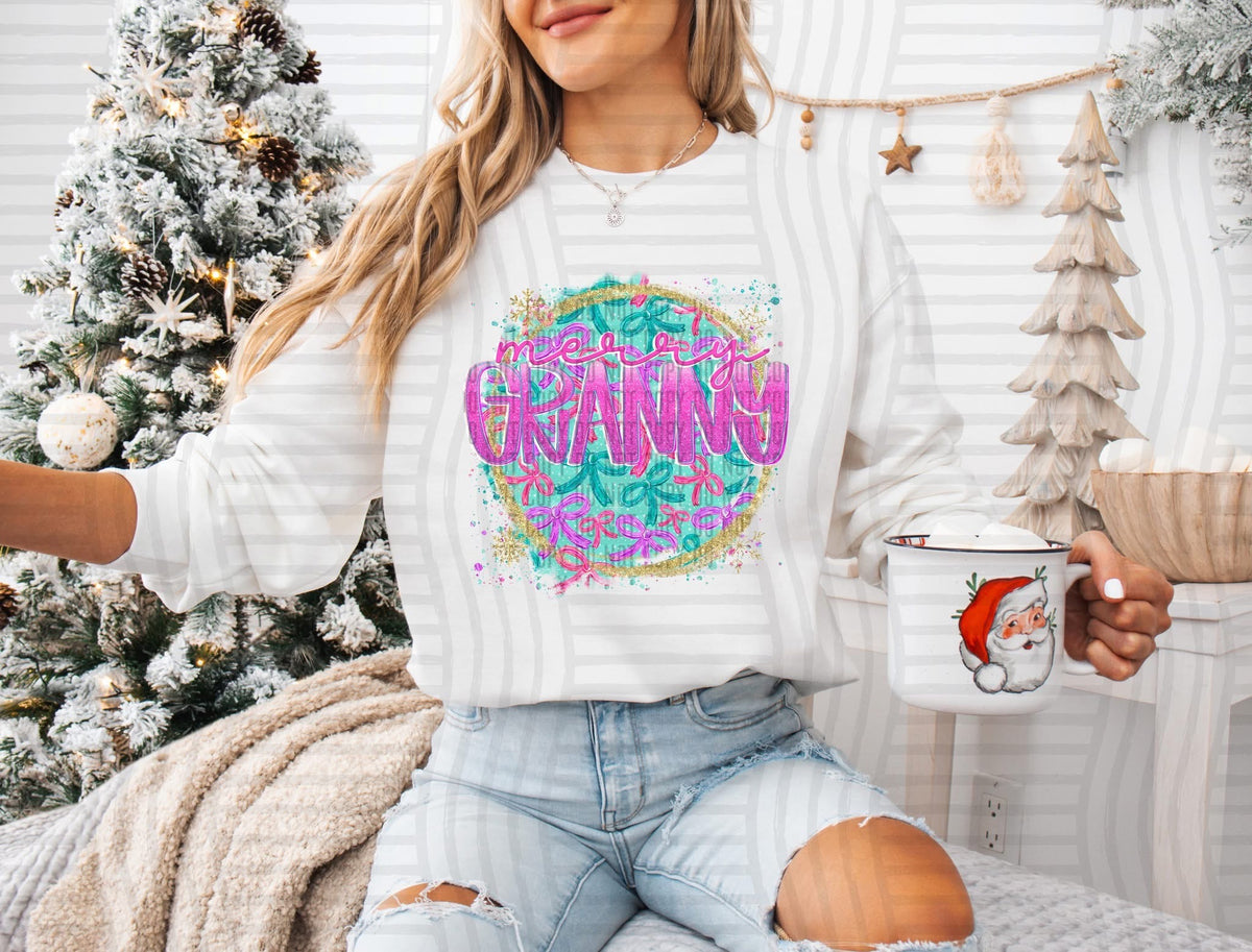 Merry Granny CAPLINGER DTF Transfer