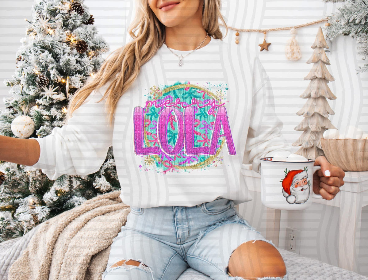 Merry LOLA CAPLINGER DTF Transfer