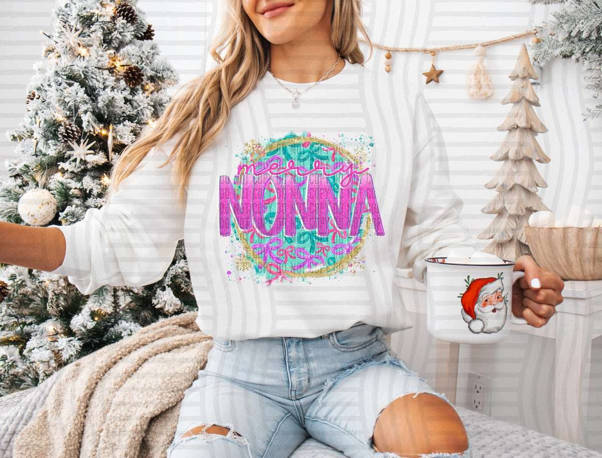 Merry Nonna CAPLINGER DTF Transfer