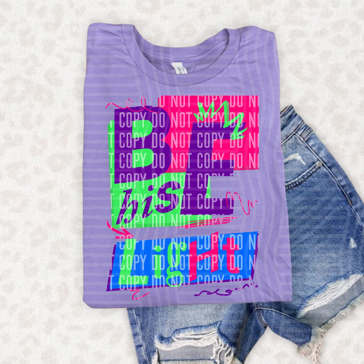 Be His Light Faith Colorblock (Caplinger) DTF Transfer