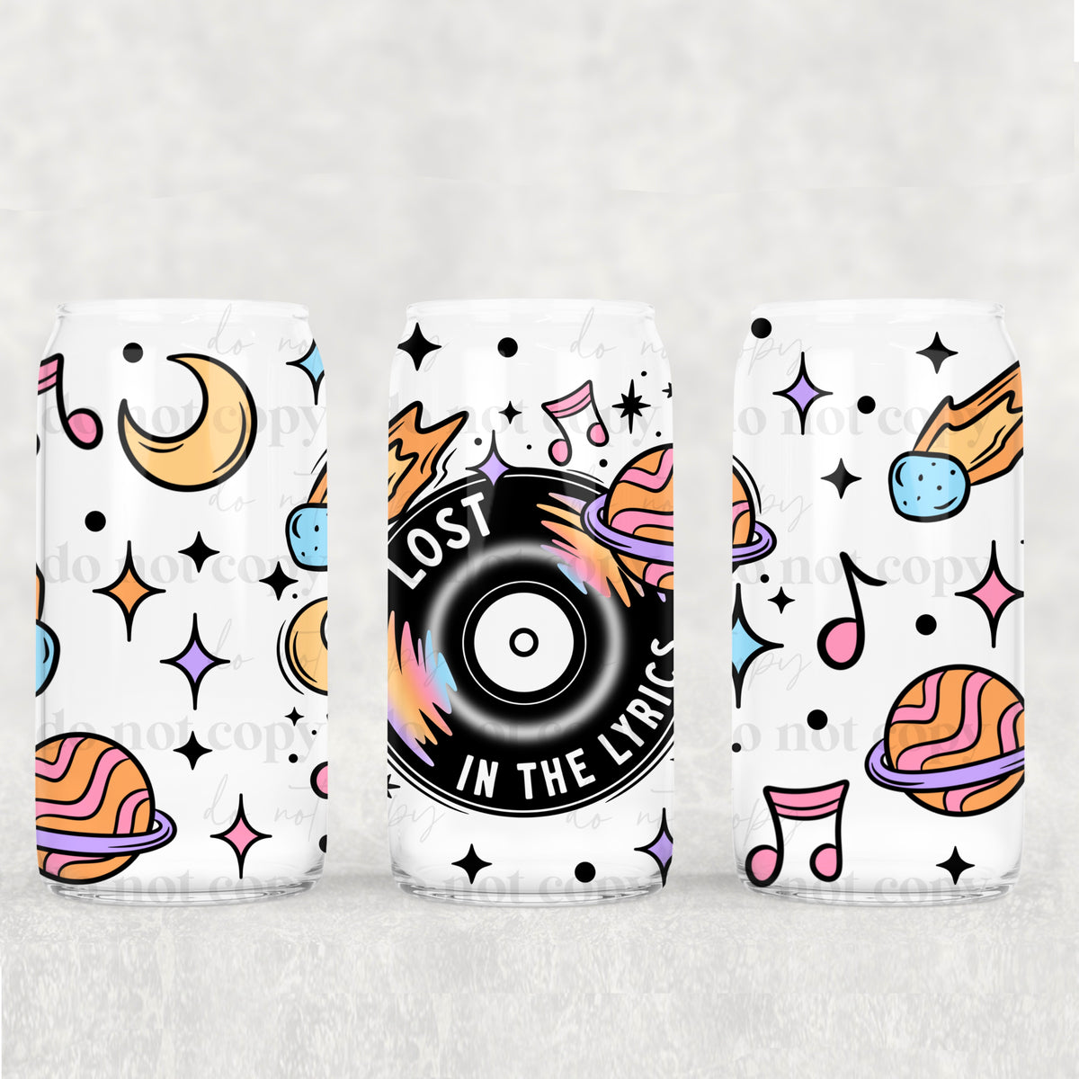 3146 lost in the lyrics (CSC) UV DTF WRAP