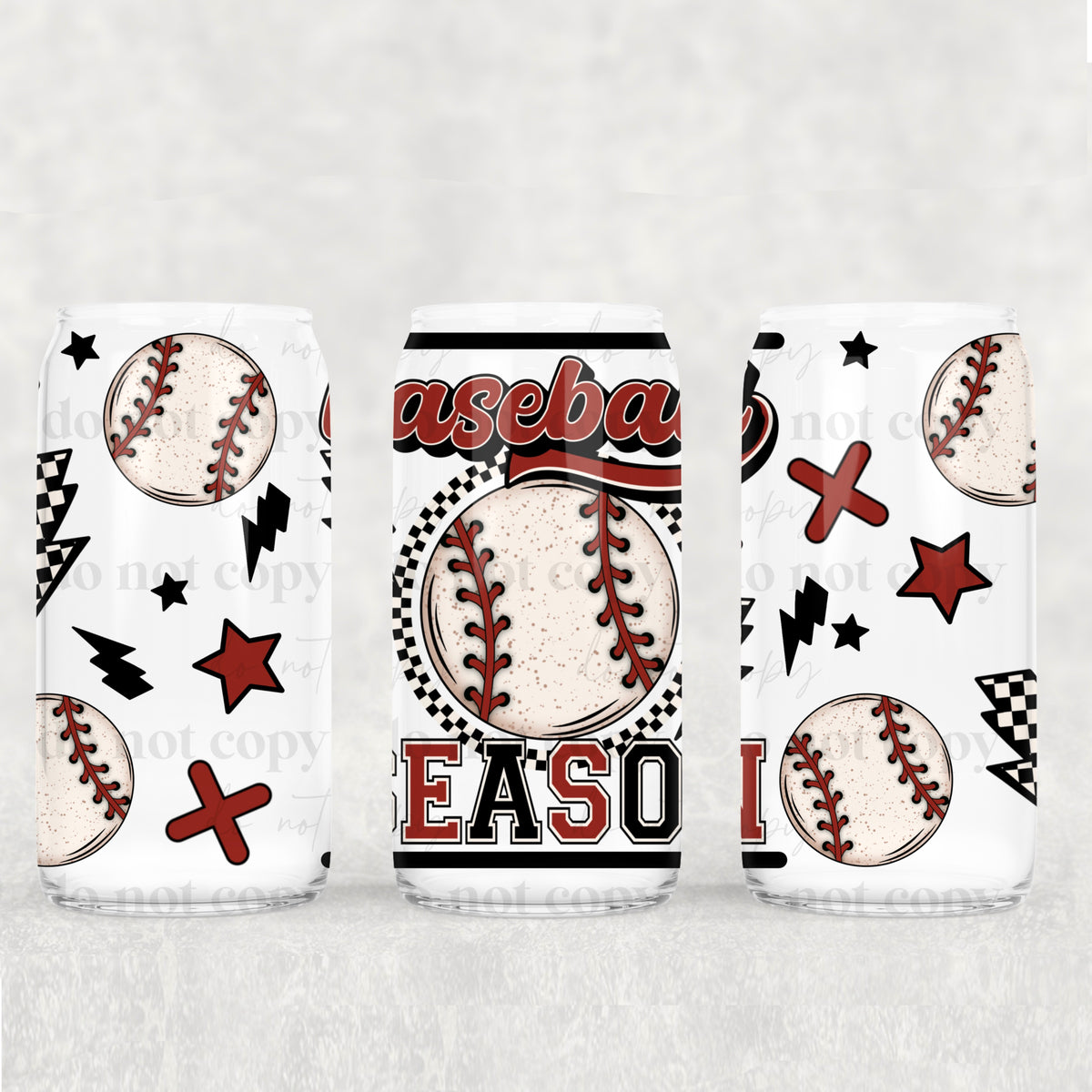 3161 baseball season (CSC) UV DTF WRAP