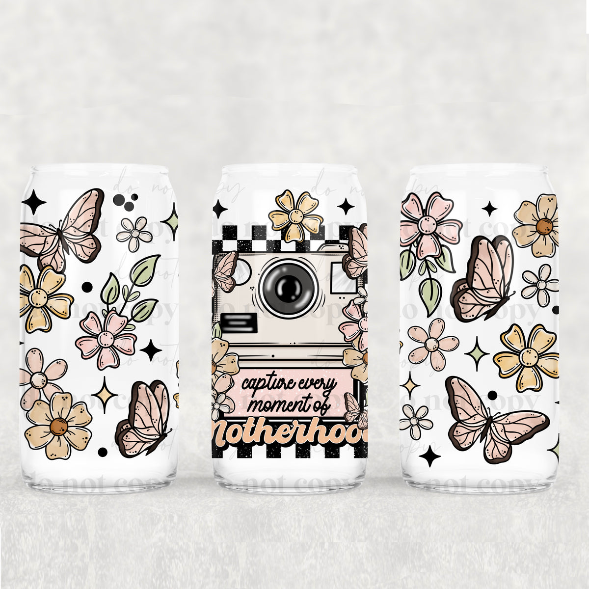 3167 capture every moment of motherhood (CSC) UV DTF WRAP