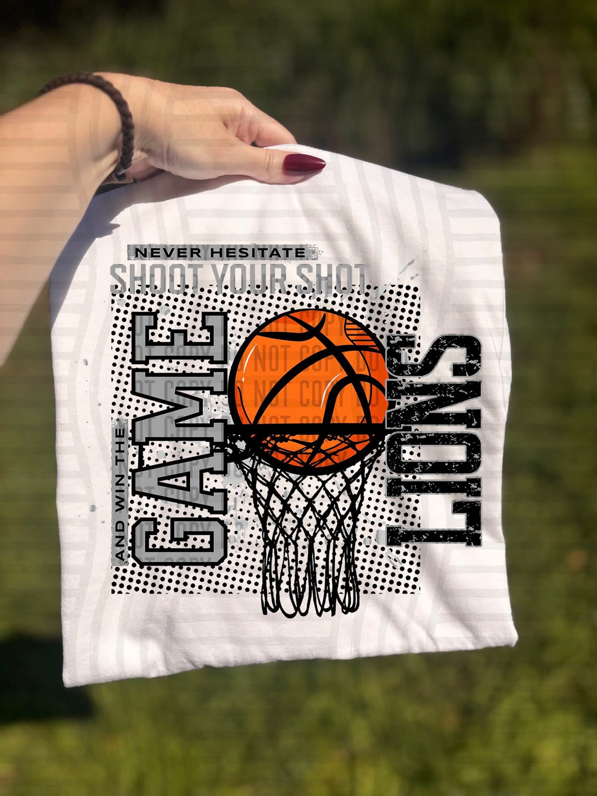 Lions Shoot Your Shot Basketball (Caplinger) DTF Transfers