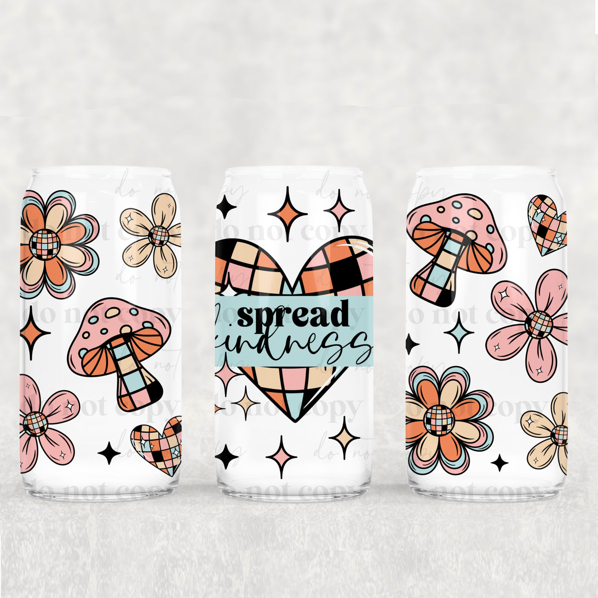 3193 spread kindness (CSC) UV DTF WRAP