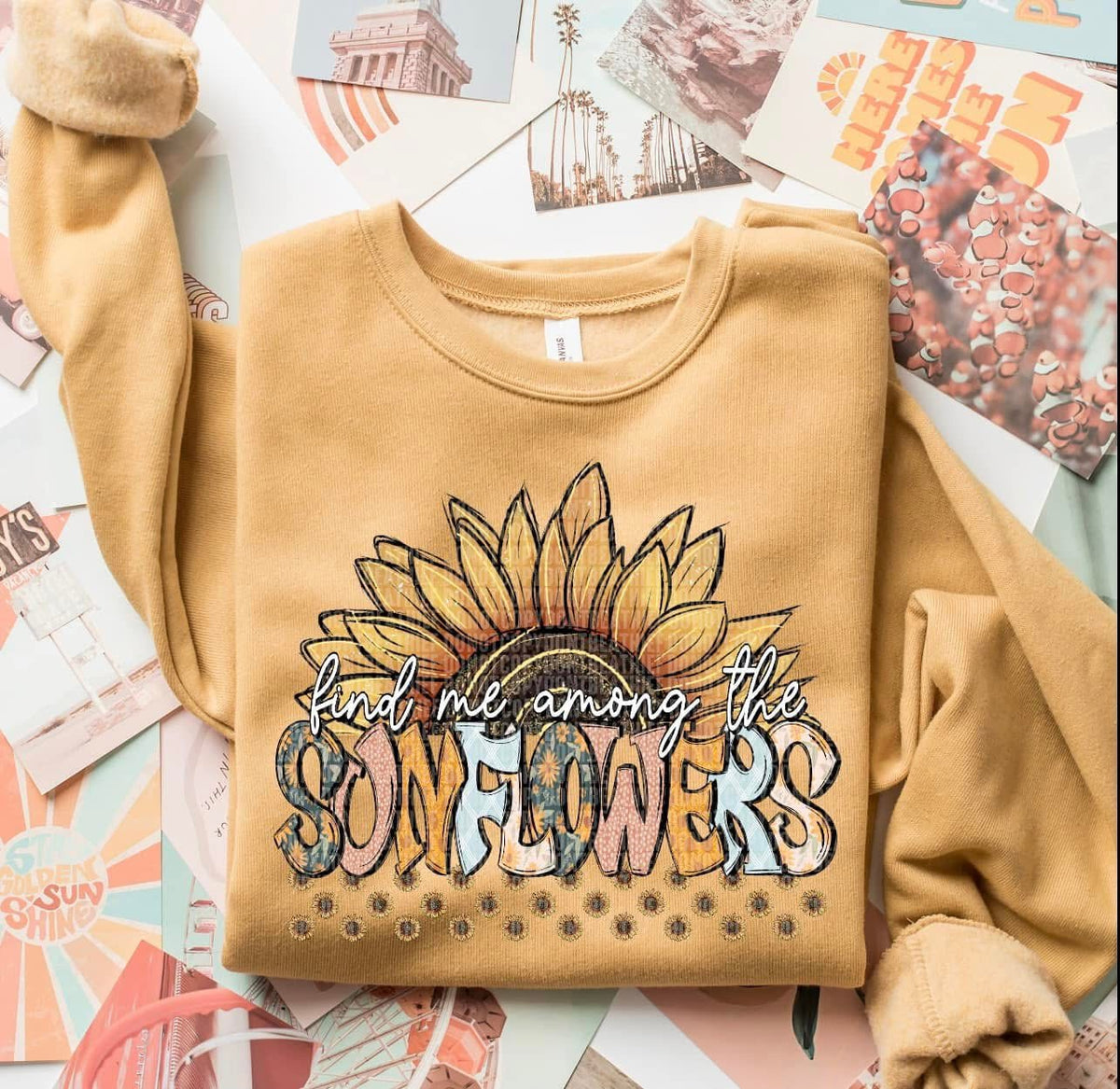 Find Me Among The Sunflowers (SDD) 78964 DTF Transfer