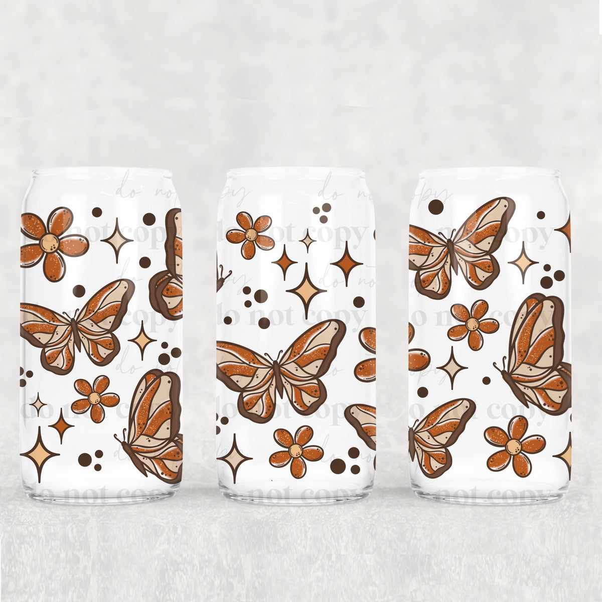 3196 butterfly collage (CSC) UV DTF WRAP