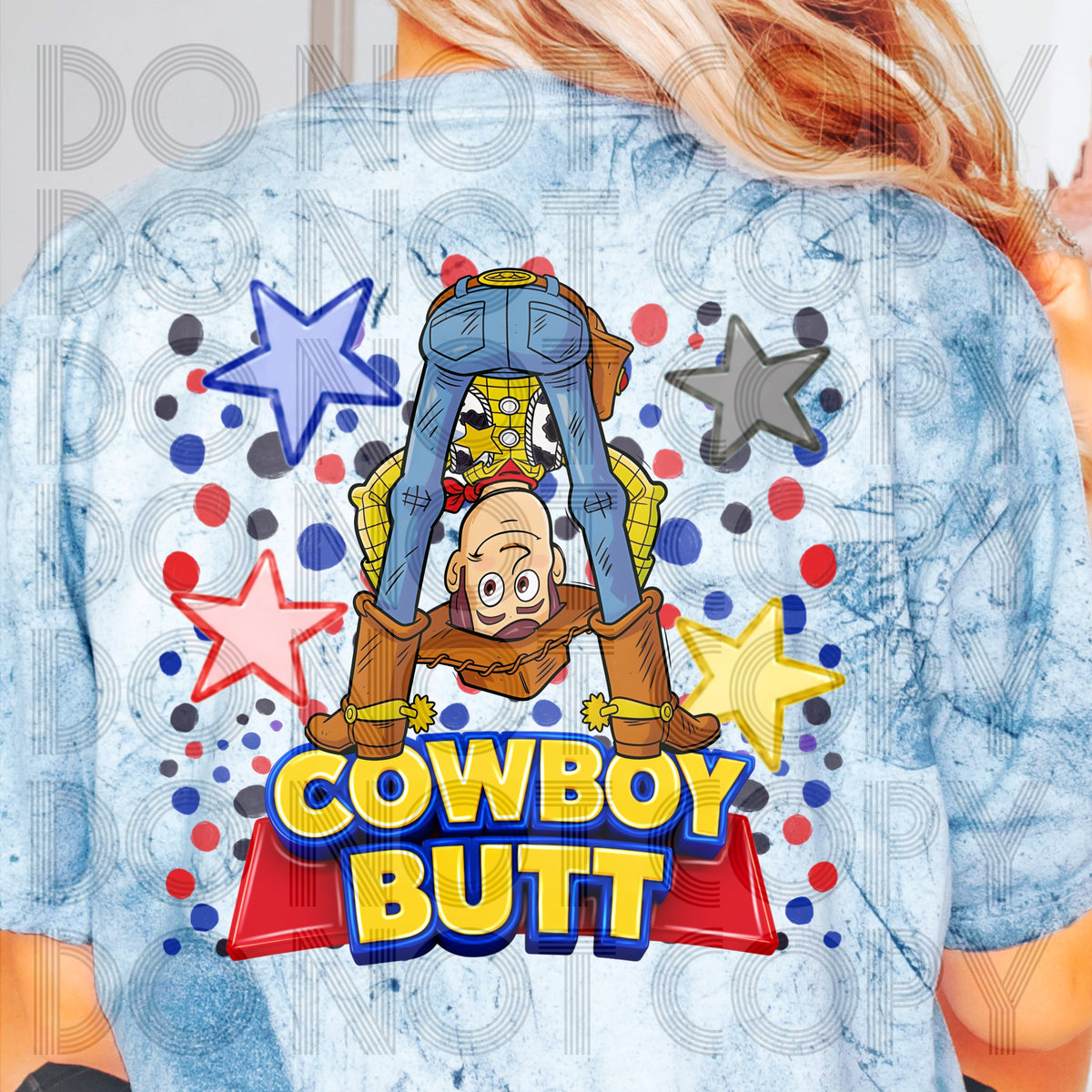 Cowboy butt (Renewed) DTF Transfer