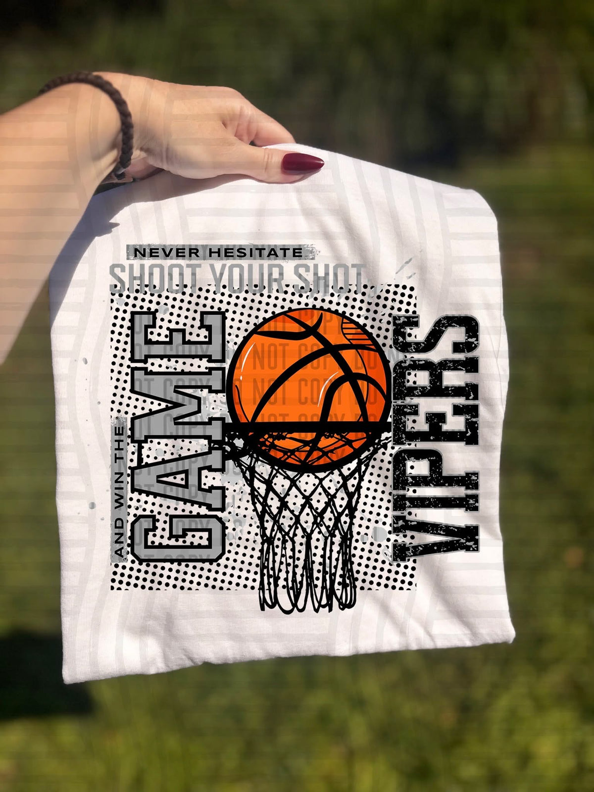 Vipers Shoot Your Shot Basketball (Caplinger) DTF Transfers