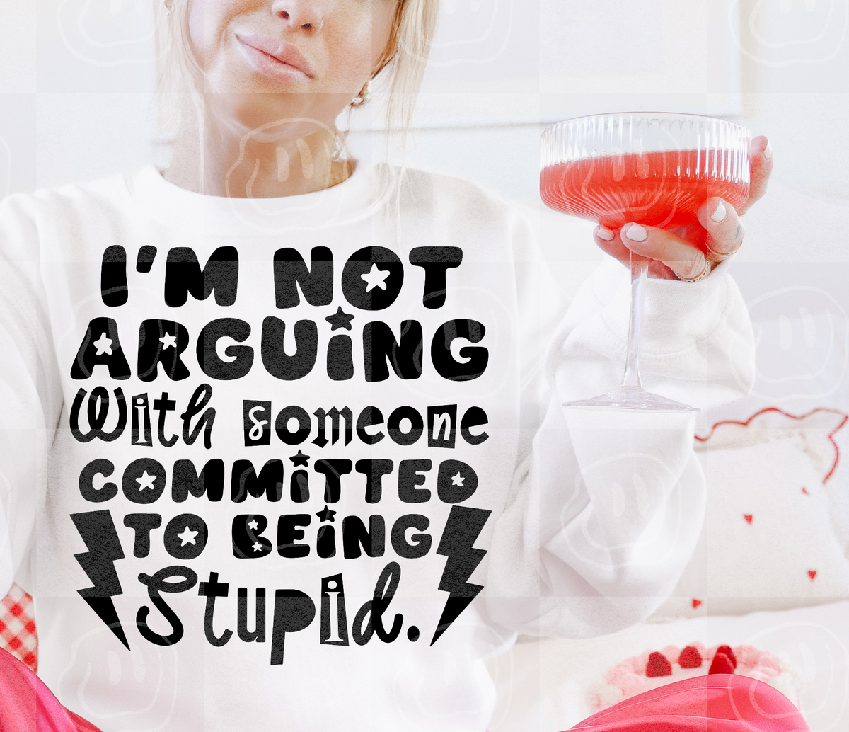I'm not arguing with someone committed to being stupid (Lyttle) DTF Transfer