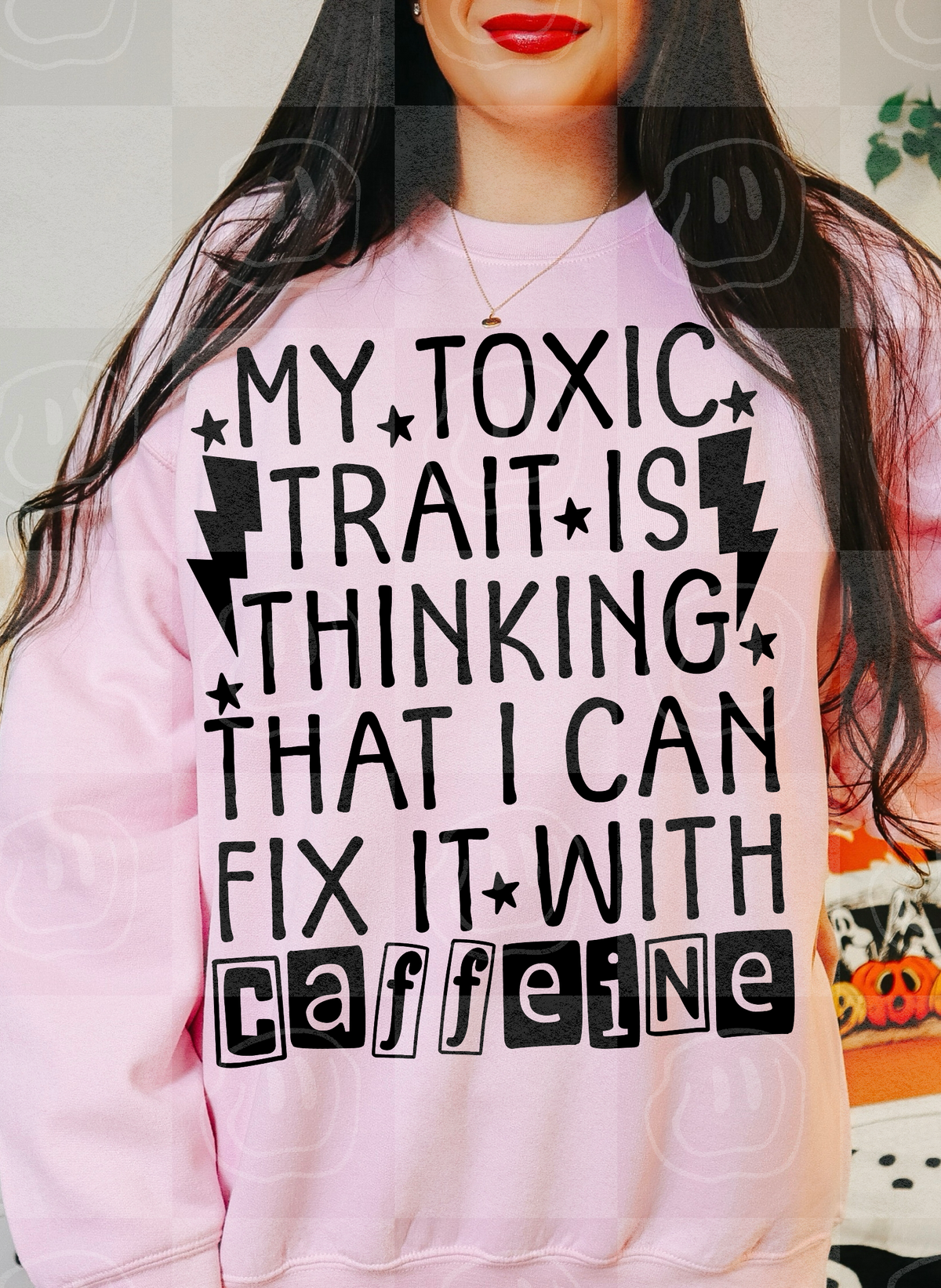 My toxic trait is thinking that i can fix it with caffeine (Lyttle) DTF Transfer