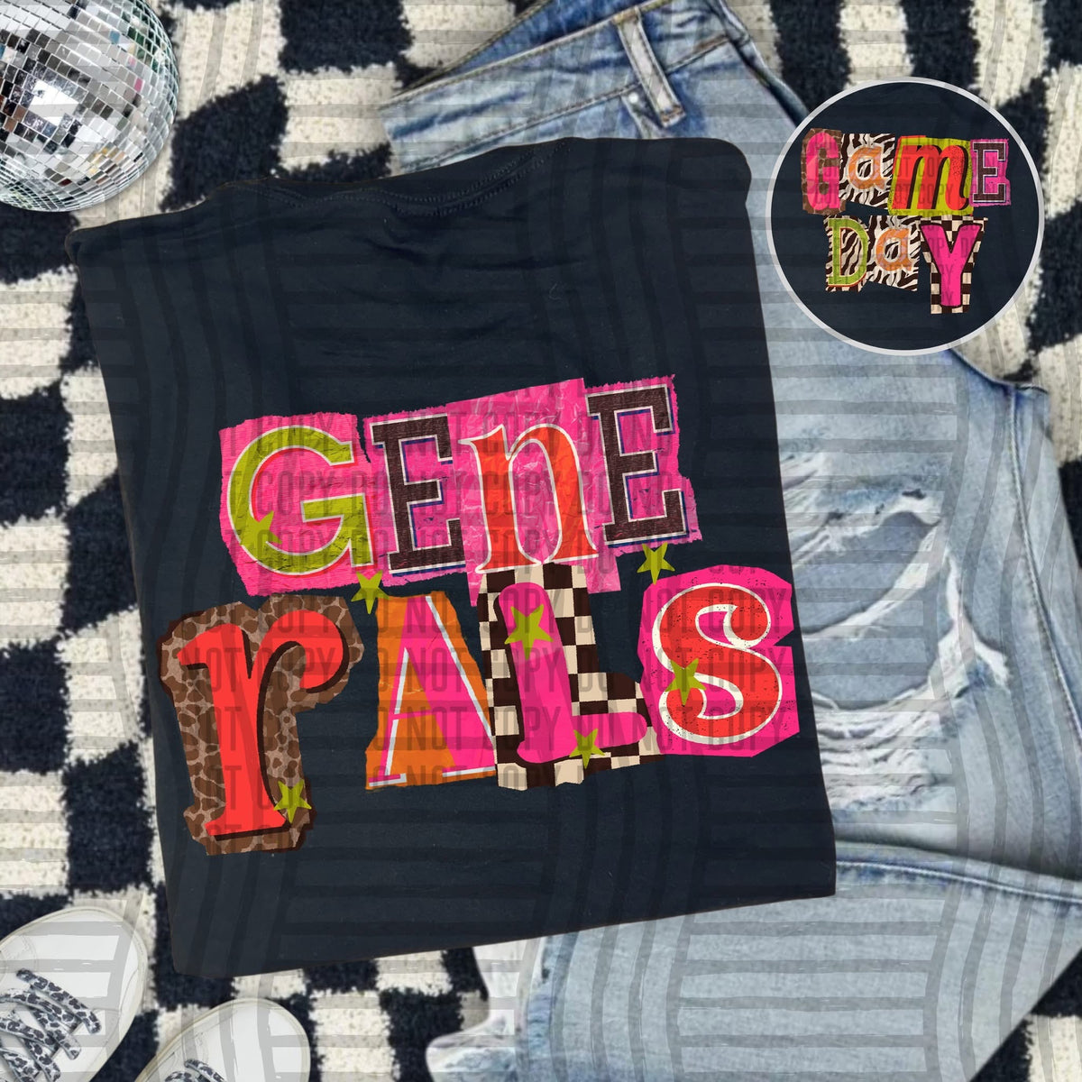 Generals Pink Leopard Color Block (caplinger) DTF Transfer