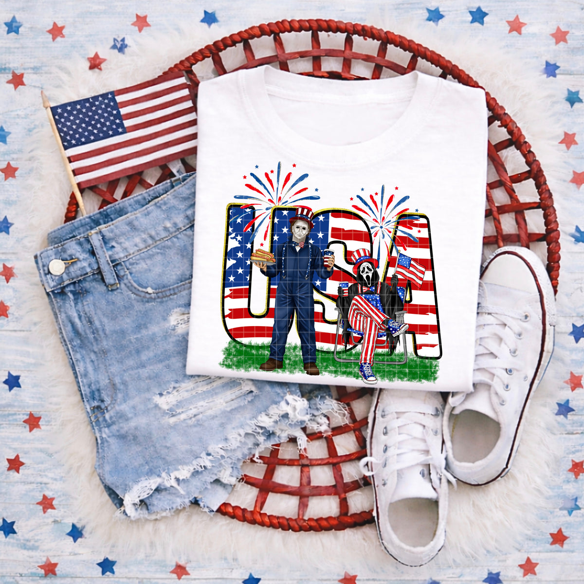 USA fireworks MM (DD) DTF Transfer