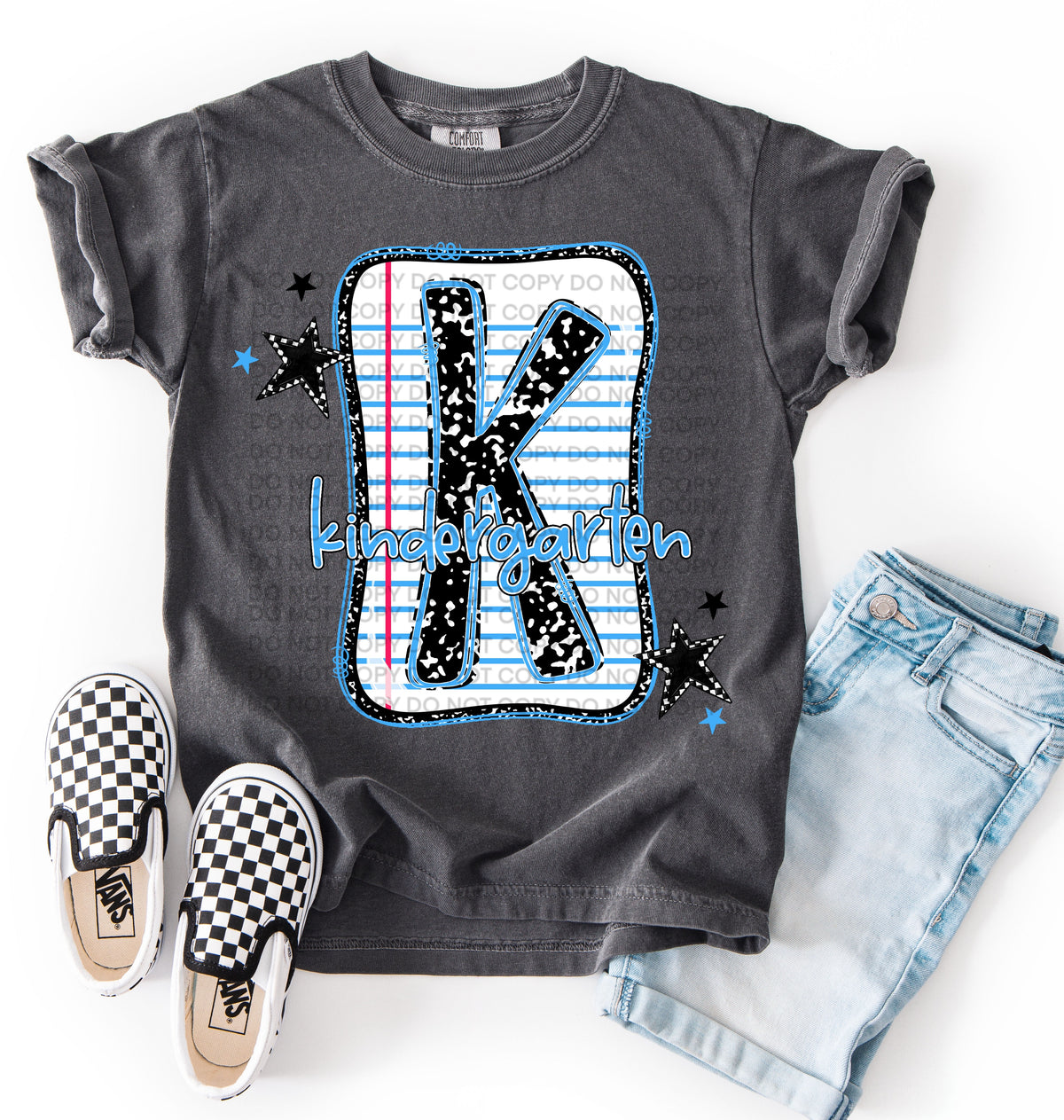 Kindergarten paper background (SCG) DTF transfer