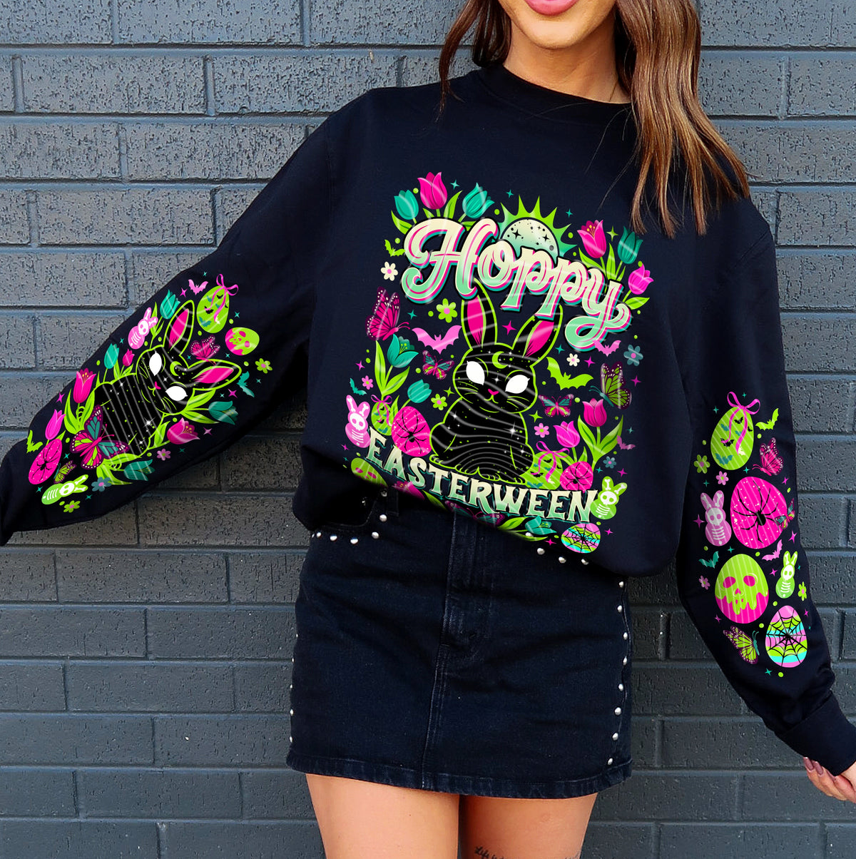 Hoppy easterween (SLEEVE ONLY) (Gravitee) DTF Transfer