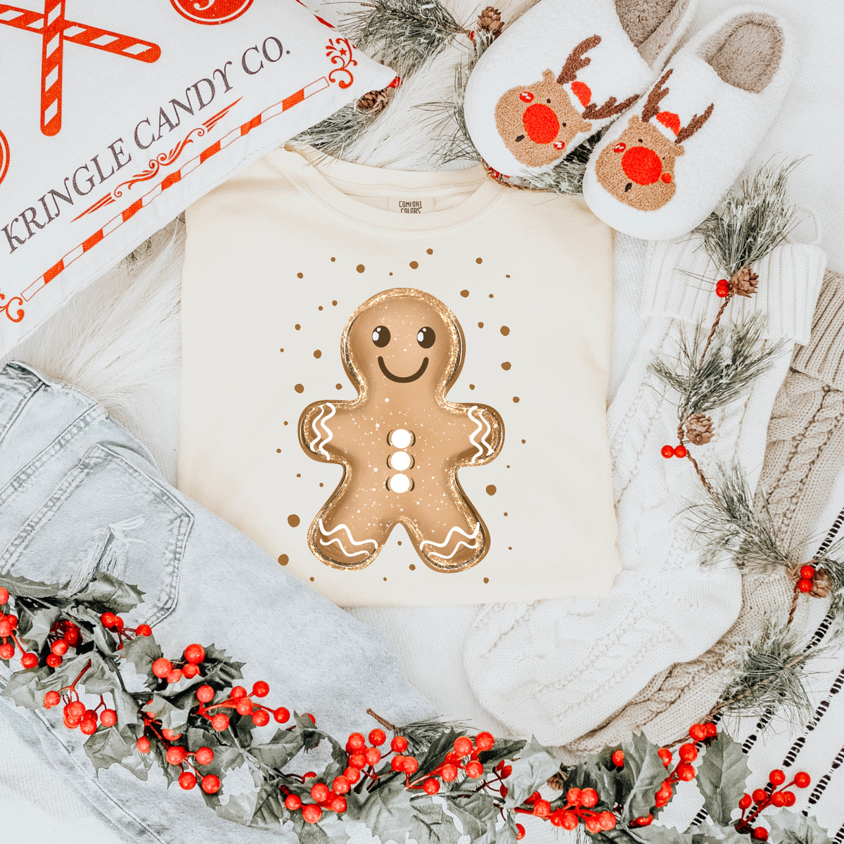 Gingerbread man (CSC) DTF Transfer