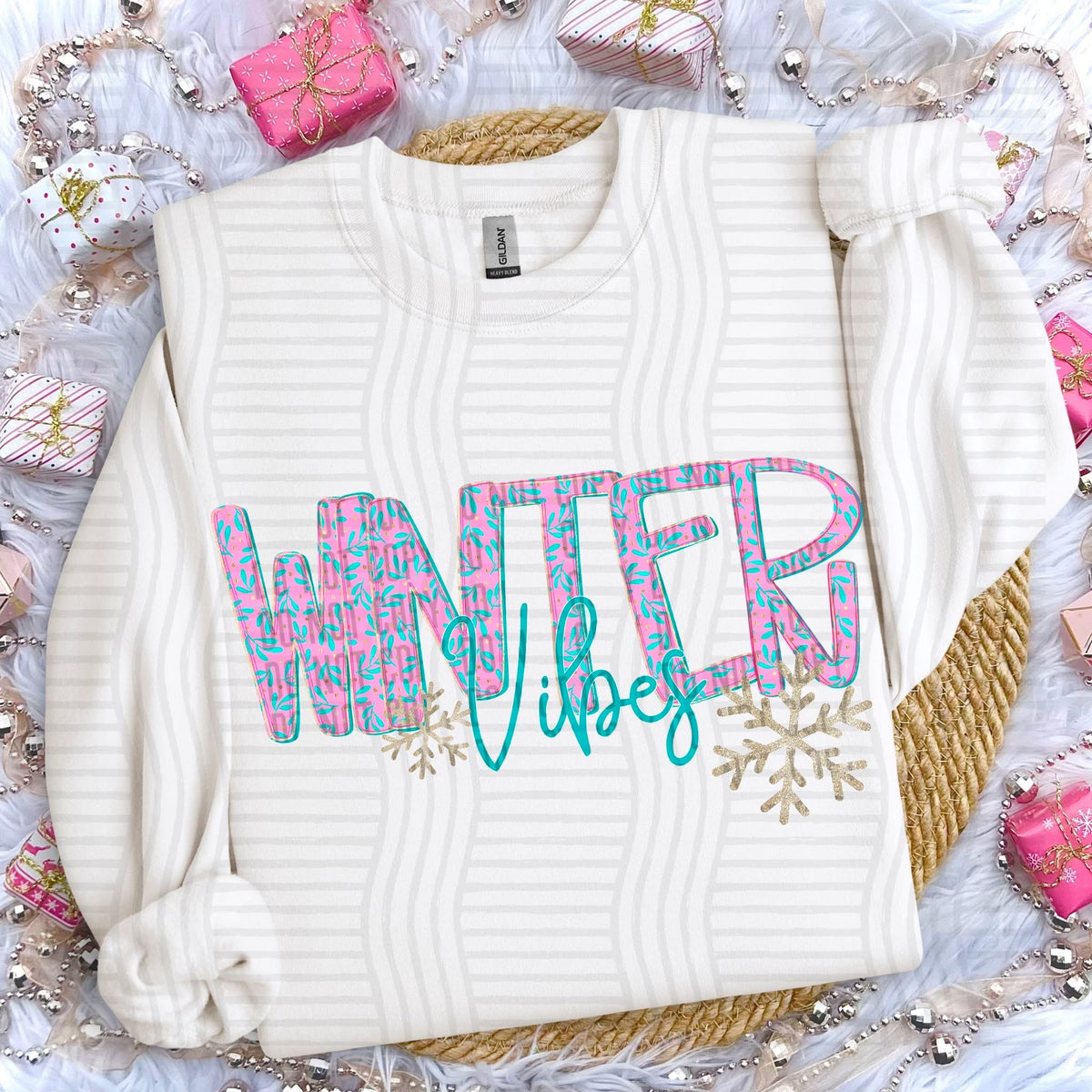 Winter Vibes Snowflakes (Caplinger) DTF Transfer