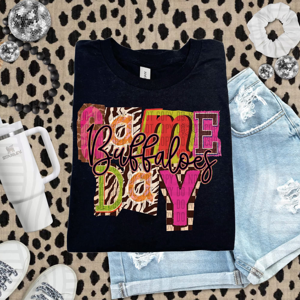 Buffaloes Zebra Block Game Day (Caplinger) DTF Transfer