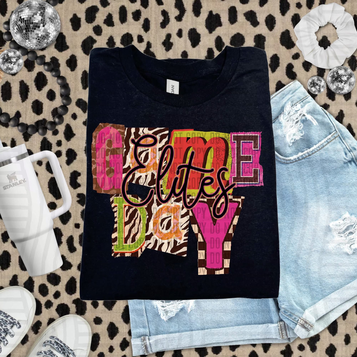 Elites Zebra Block Game Day (Caplinger) DTF Transfer