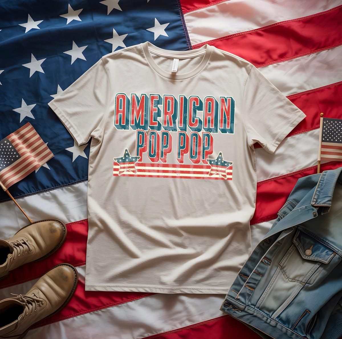 American Pop Pop (DD) 102237 DTF transfer