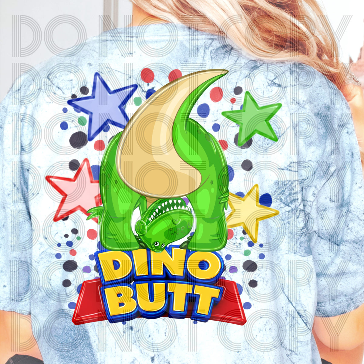 Dino butt (Renewed) DTF Transfer