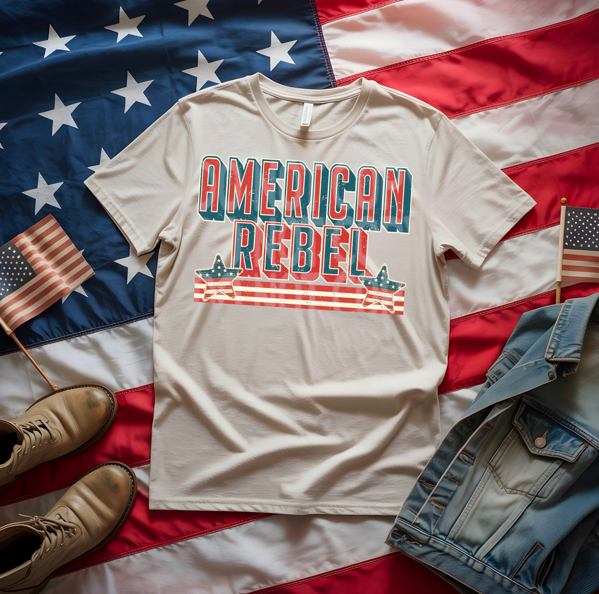 American Rebel (DD) 102250 DTF transfer