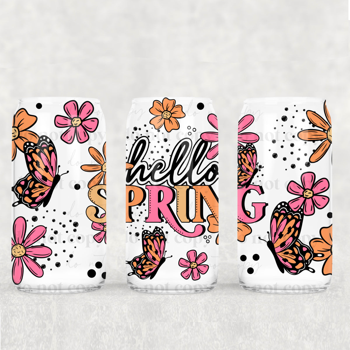 3480 hello spring (CSC) UV DTF WRAP