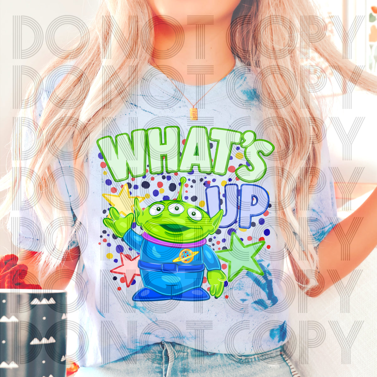 What's up alien (Renewed) DTF Transfer