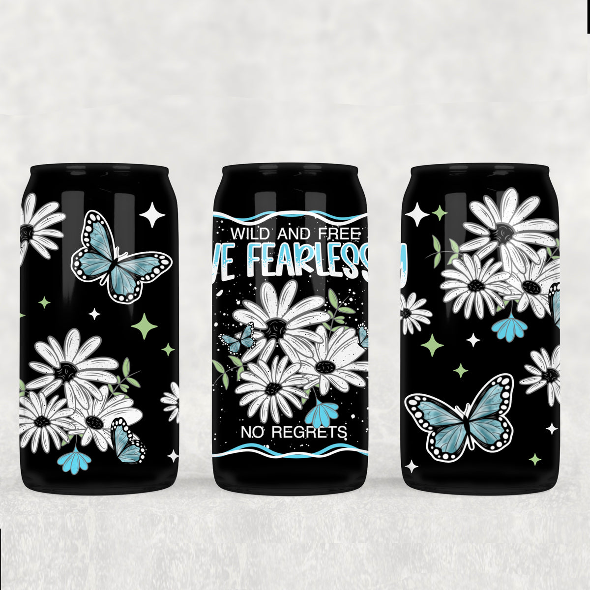 3511 live fearlessly (CSC) UV DTF WRAP
