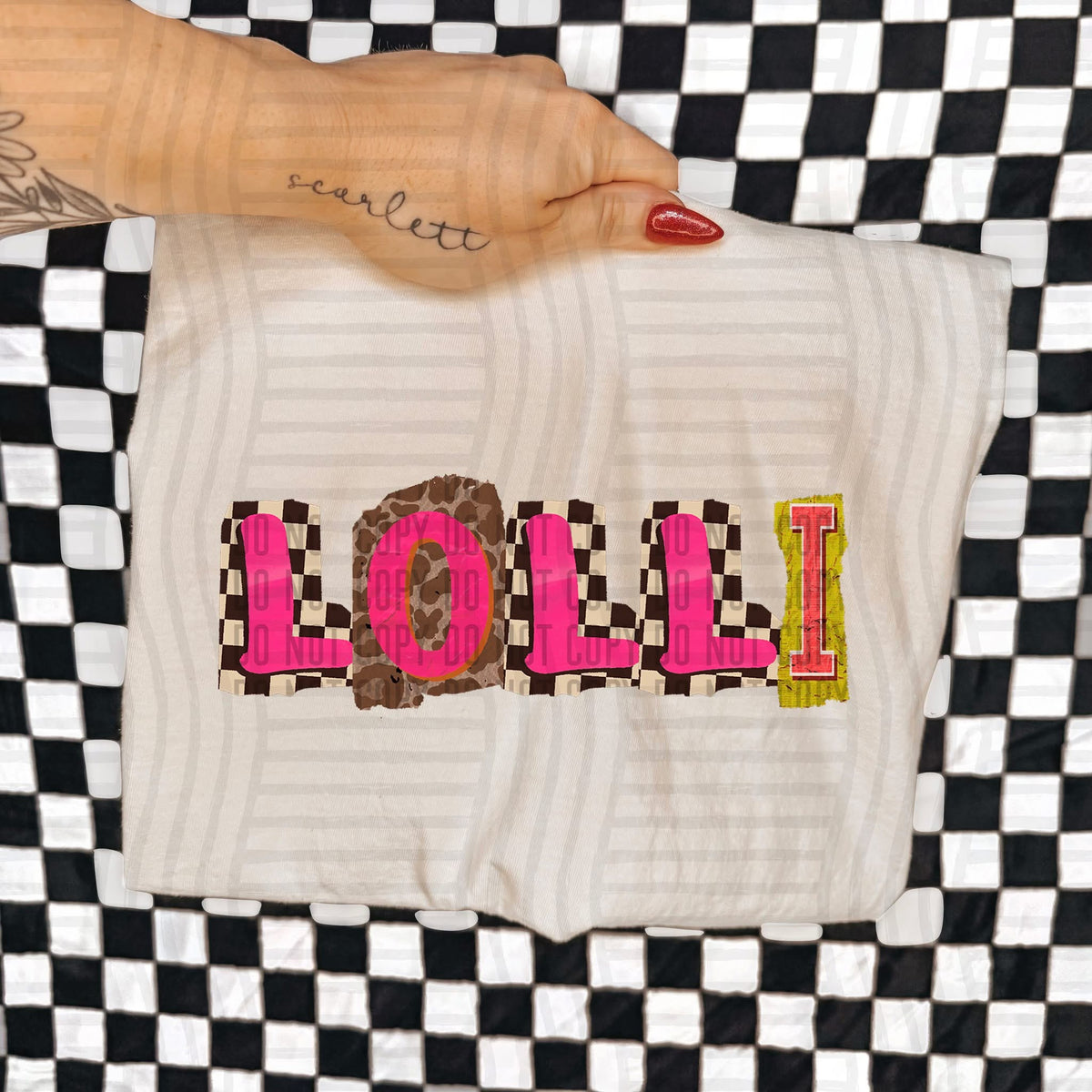 Lolli Leopard Color Block (Caplinger) DTF Transfer