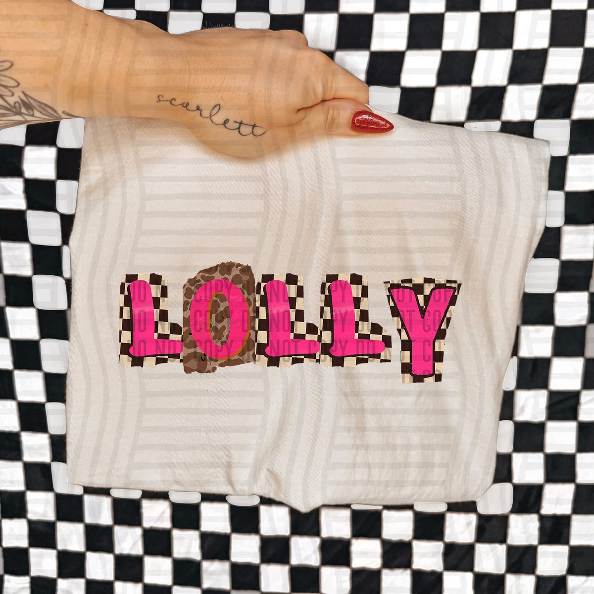 Lolly Leopard Color Block (Caplinger) DTF Transfer