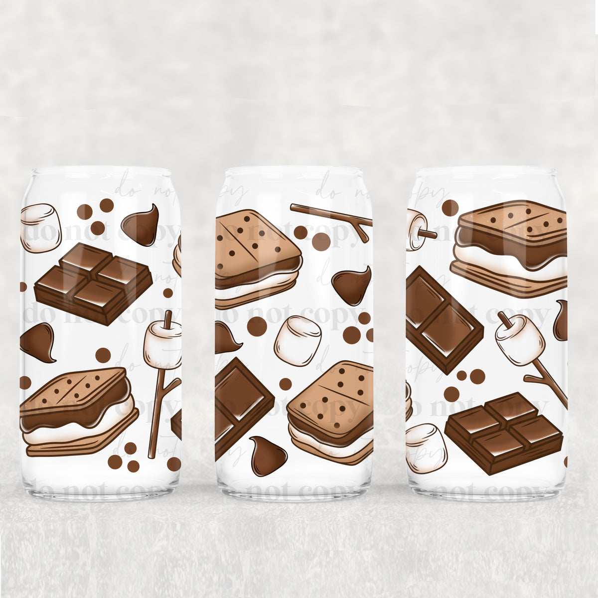 3569 smores collage (CSC) UV DTF WRAP