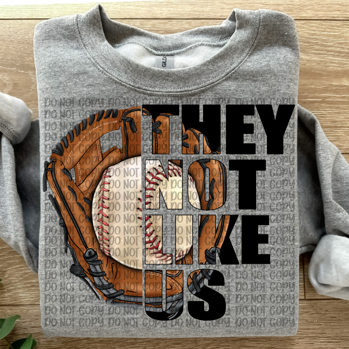 They not like us Baseball (VP) 102816 DTF transfer