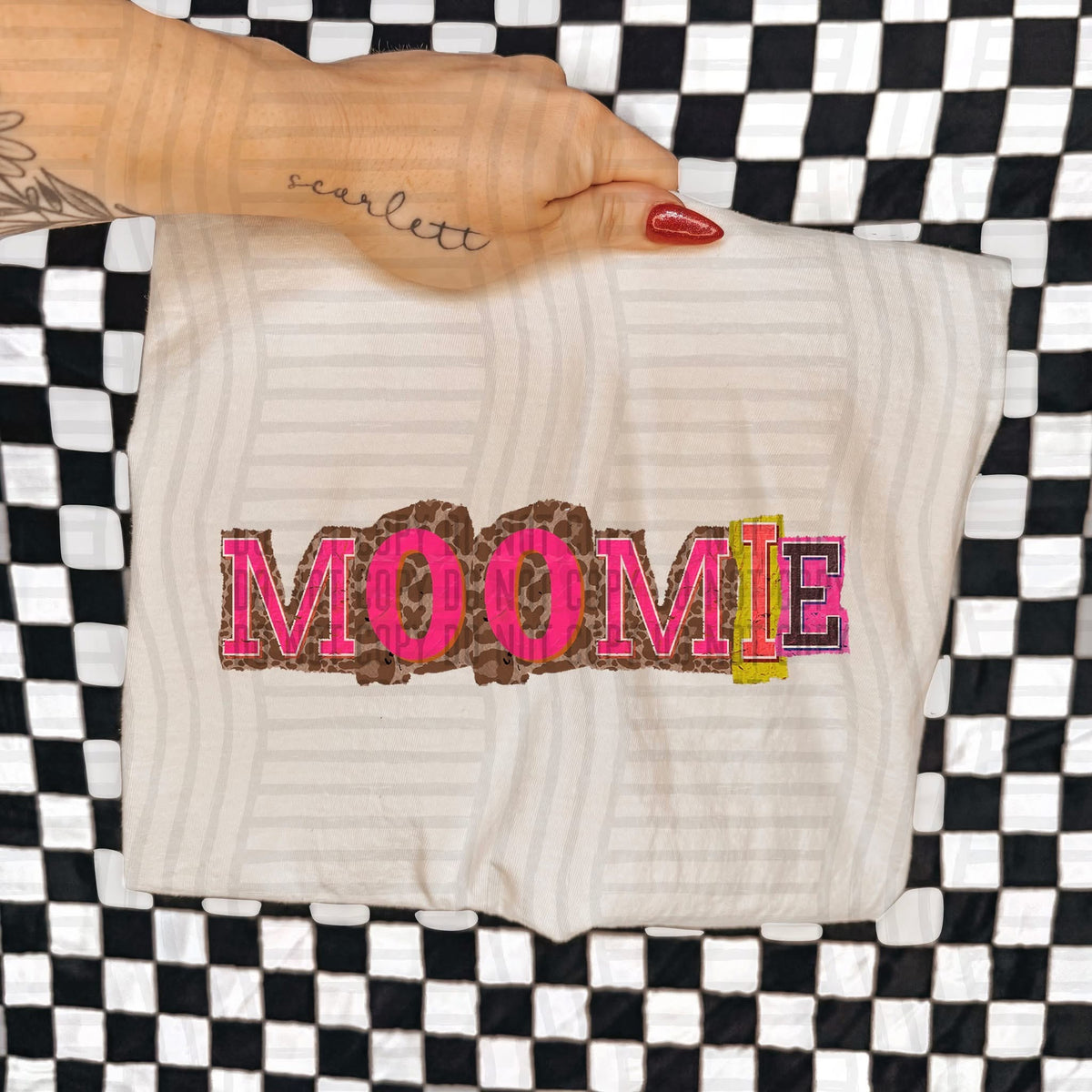 Moomie Leopard Color Block (Caplinger) DTF Transfer