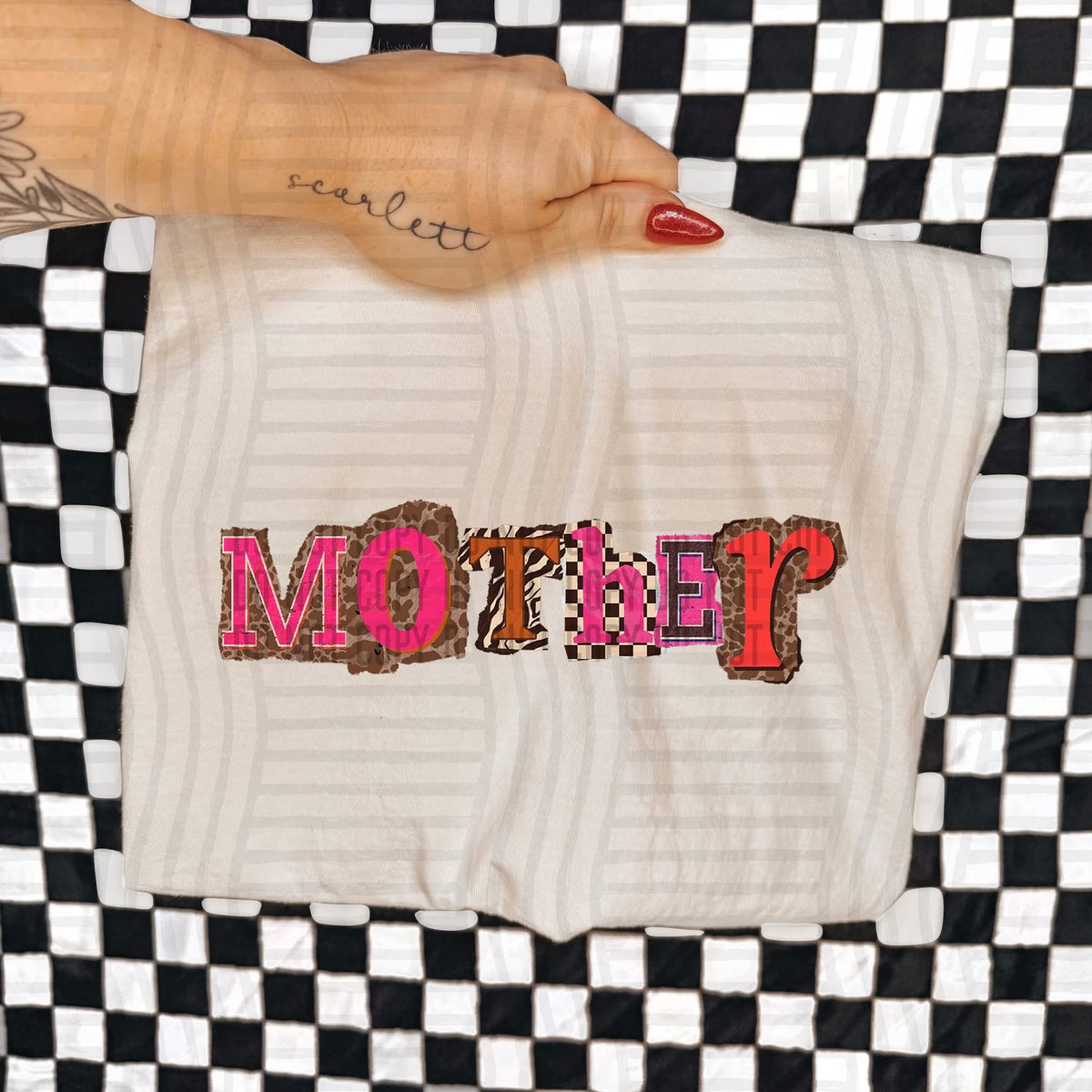 Mother Leopard Color Block (Caplinger) DTF Transfer