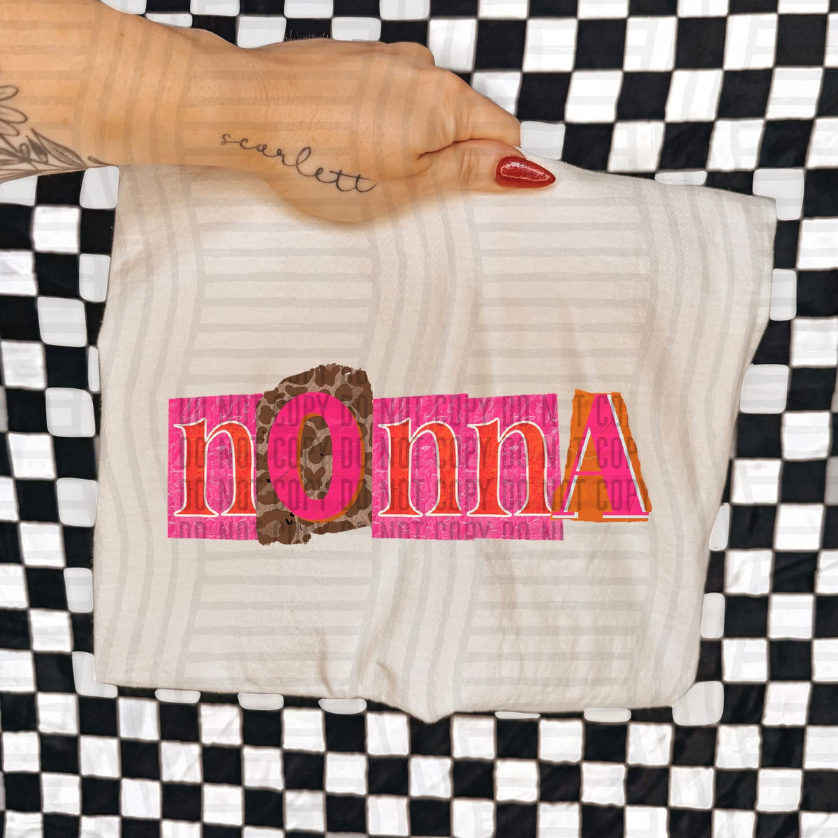 Nonna Leopard Color Block (Caplinger) DTF Transfer