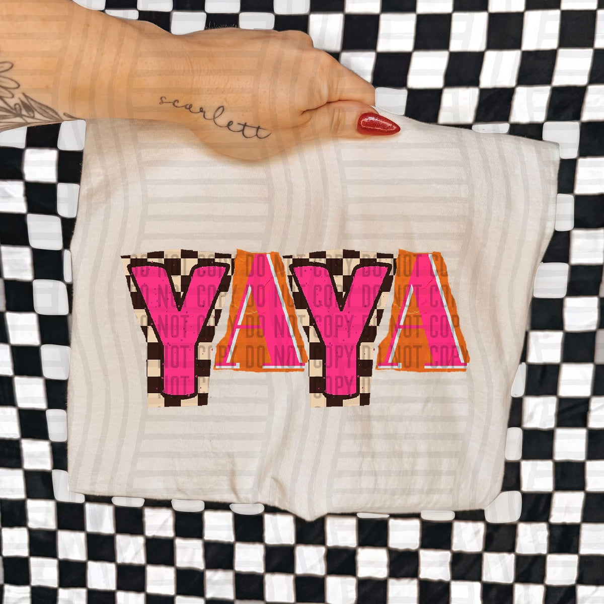 Yaya Leopard Color Block (Caplinger) DTF Transfer