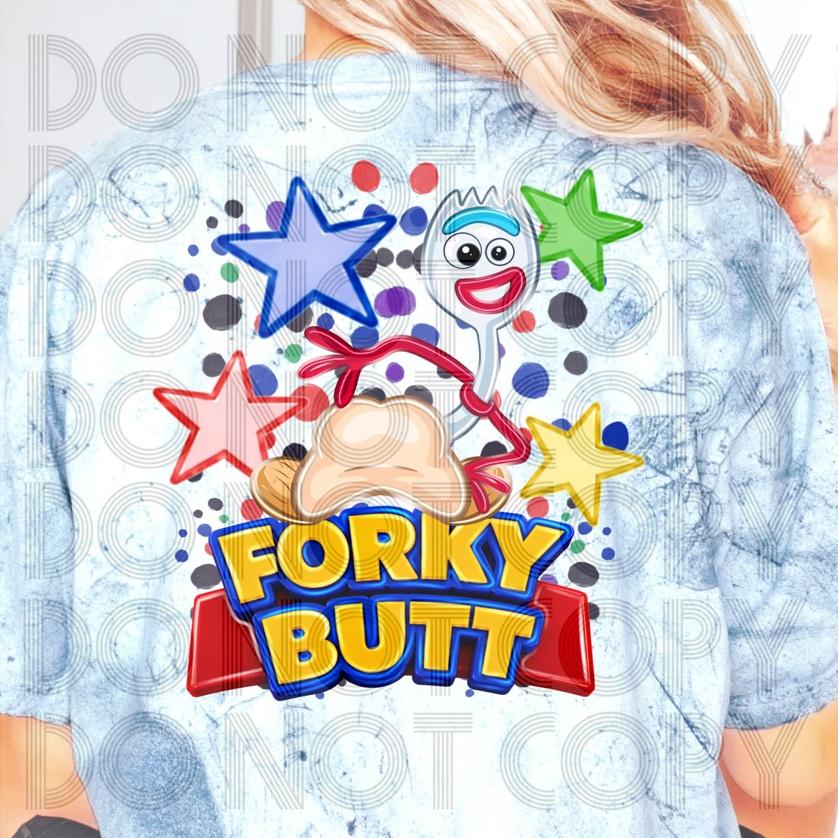 Fork butt (Renewed) DTF Transfer