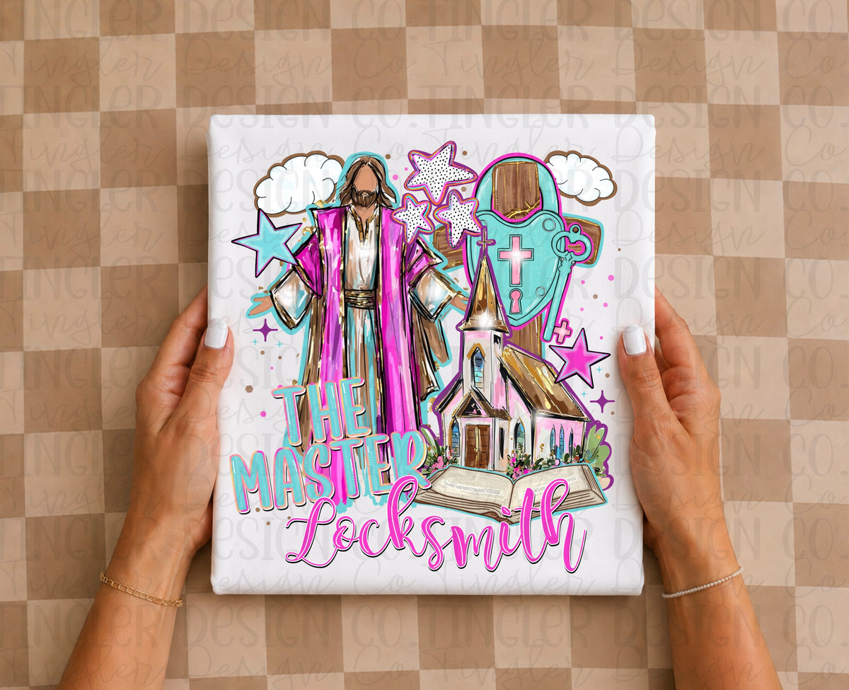 The master locksmith Jesus (TDC) DTF Transfer