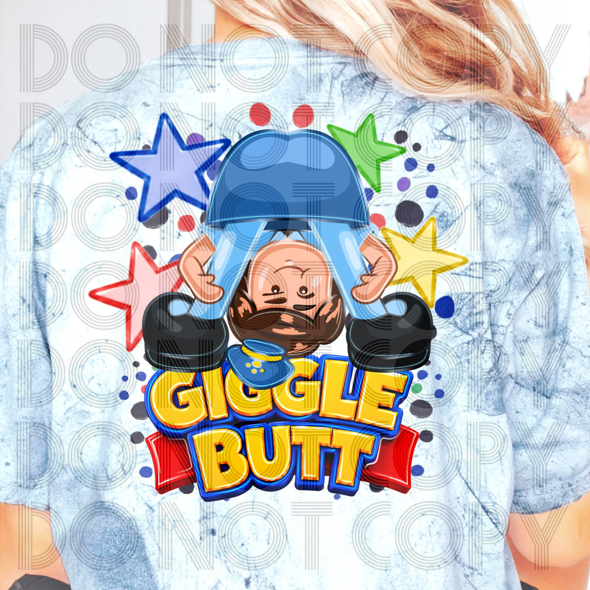 Giggle butt (Renewed) DTF Transfer